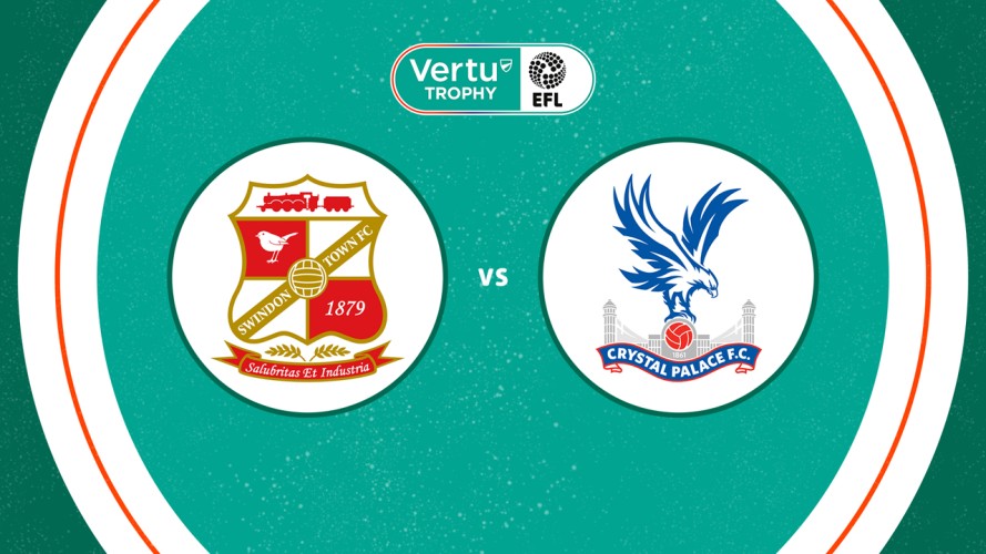 Swindon Town vs Crystal Palace U21 event artwork