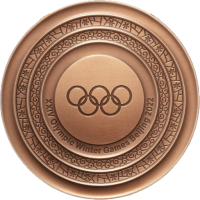 Alpine Skiing Winter Olympics Bronze Women Super-G Honour icon