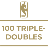 NBA 100 Triple-Doubles Milestone Art icon
