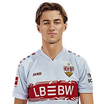 Angelo Stiller player cartoon