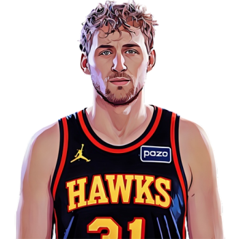 Jock Landale player cartoon