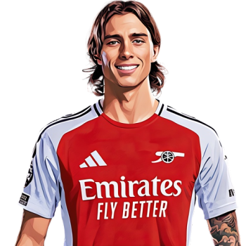 Riccardo Calafiori player cartoon