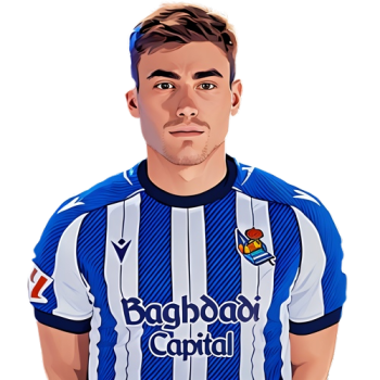 Ander Barrenetxea player cartoon