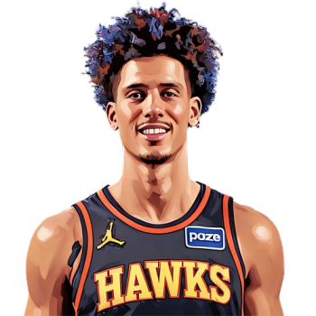 Jalen Johnson player cartoon