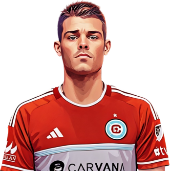 Chris Mueller player cartoon