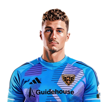 Alex Bono player cartoon