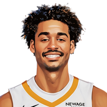 Jordan Poole player cartoon