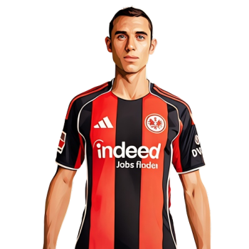 Ellyes Skhiri player cartoon