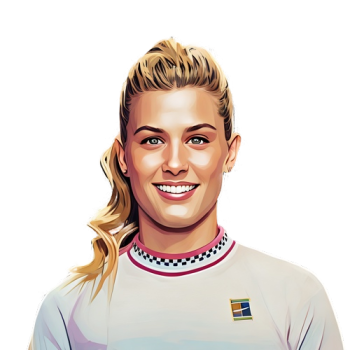 Eugenie Bouchard player cartoon