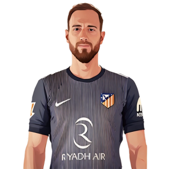 Jan Oblak player cartoon