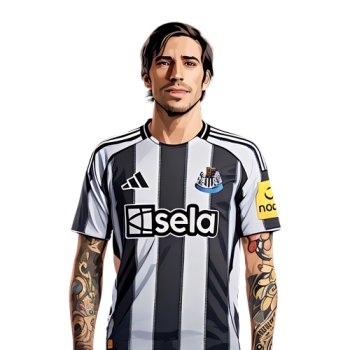 Sandro Tonali player cartoon