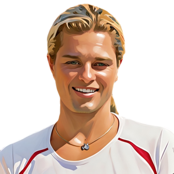 Kim Clijsters player cartoon