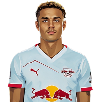 Antonio Nusa player cartoon