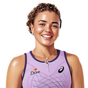 Jasmine Paolini player cartoon