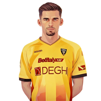 Filip Marchwiński player cartoon