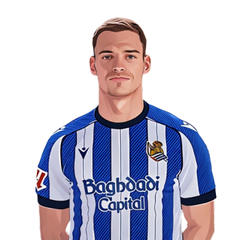 Sergio Gómez player cartoon