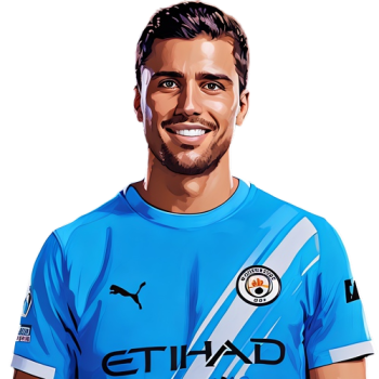 Rodri player cartoon