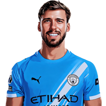 Ruben Dias player cartoon