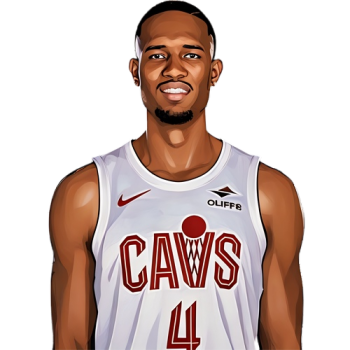 Evan Mobley player cartoon