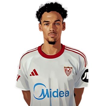 Djibril Sow player cartoon