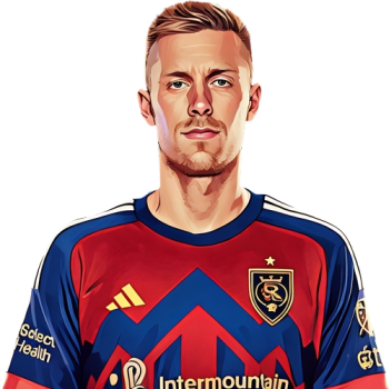 Justen Glad player cartoon
