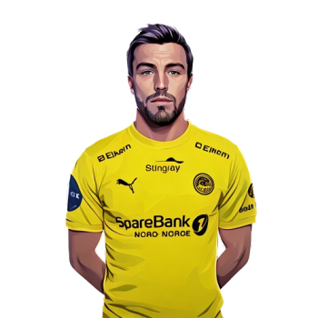 Fredrik Bjørkan player cartoon