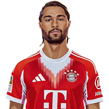 Serge Gnabry player cartoon