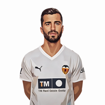 Jose Luis Gaya player cartoon