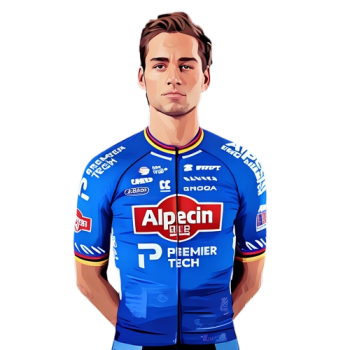 Mathieu van der Poel player cartoon
