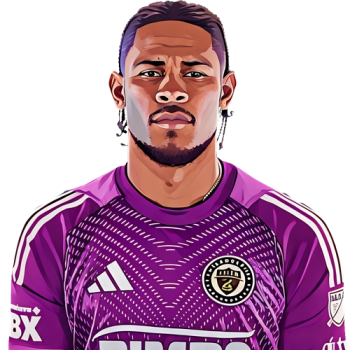 Andre Blake player cartoon