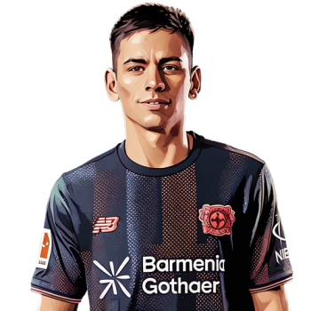 Claudio Echeverri player cartoon