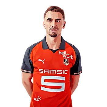 Valentin Rongier player cartoon