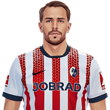 Christian Gunter player cartoon