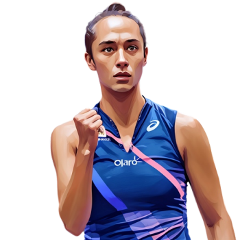 Leylah Fernandez player cartoon