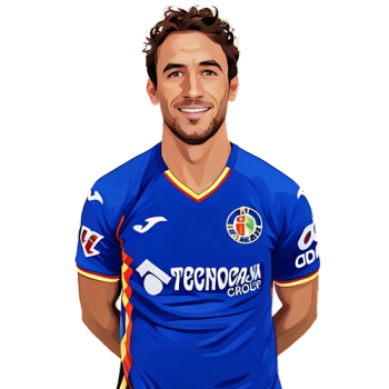 Luis Milla player cartoon