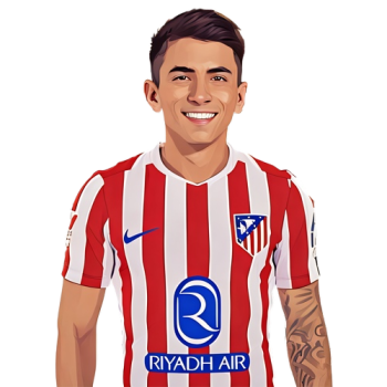 Thiago Almada player cartoon