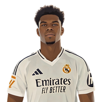 Aurelien Tchouameni player cartoon