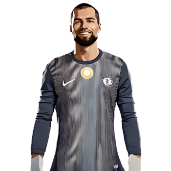 Robert Sanchez player cartoon