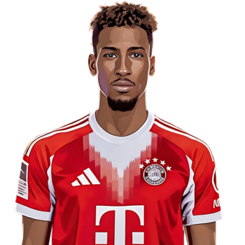 Kingsley Coman player cartoon