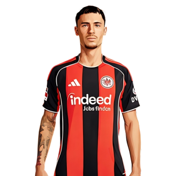 Robin Koch player cartoon