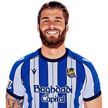 Duje Ćaleta-Car player cartoon