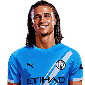 Nathan Ake player cartoon