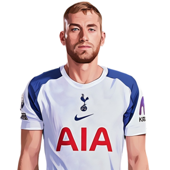 Dejan Kulusevski player cartoon