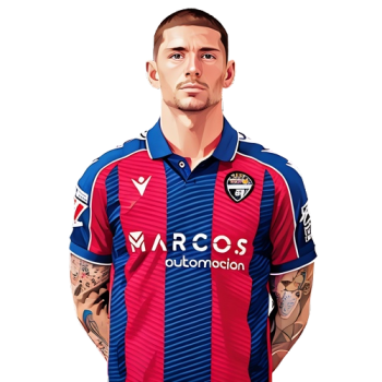 Adrián de la Fuente player cartoon