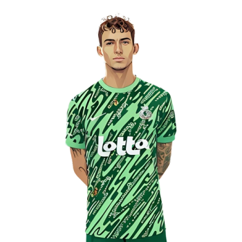 Vic Chambaere player cartoon