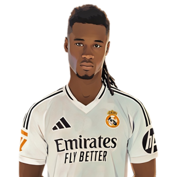 Eduardo Camavinga player cartoon