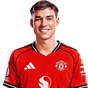 Manuel Ugarte player cartoon