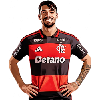 Lucas Paquetá player cartoon