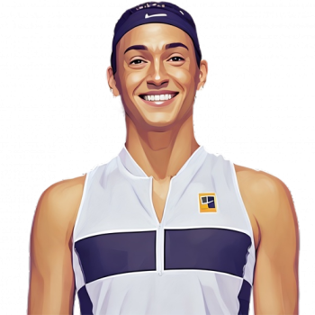 Caroline Garcia player cartoon