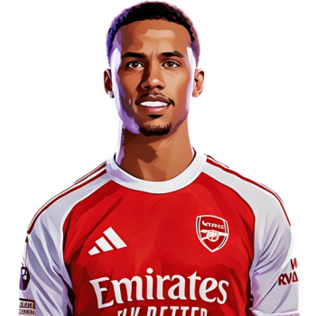 Gabriel Magalhães player cartoon